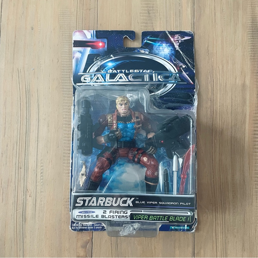 Trendmaster Battlestar Galactica Starbuck Toy 1996 Vintage Action Figure